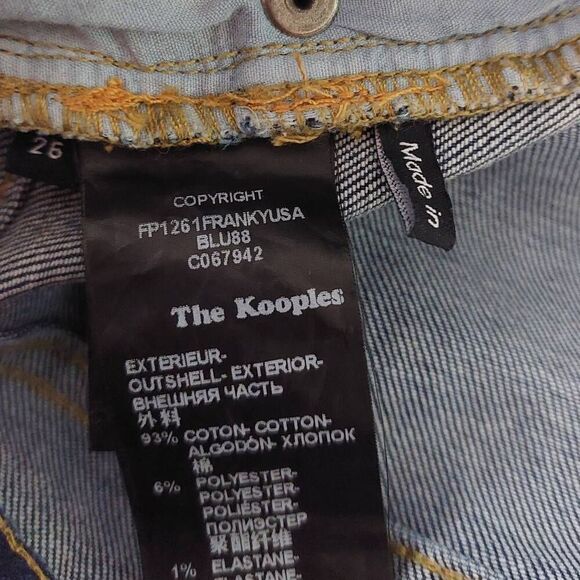 The Kooples High Rise Skinny Jeans Franky Size 26 - Picture 10 of 11